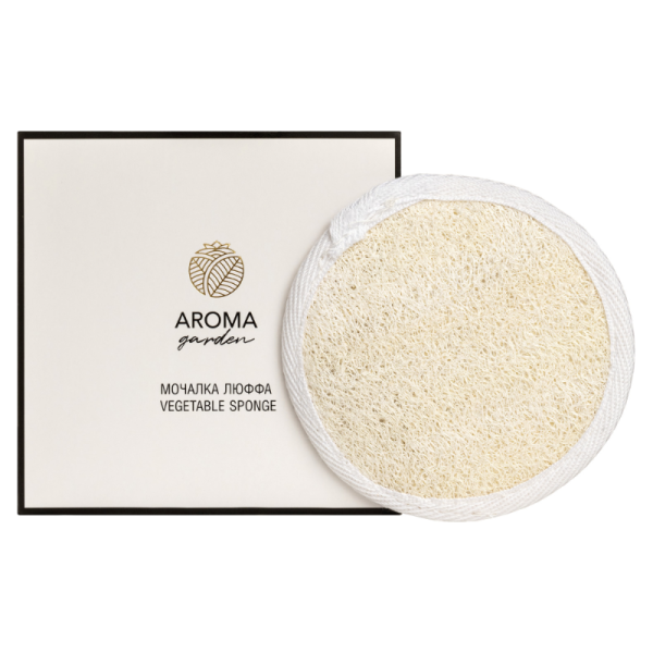 Мочалка из люфы в картоне «Aroma Garden» / Loofah sponge